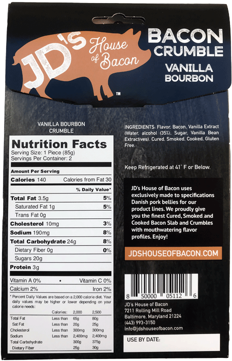 Packaging Vanilla Bourbon Back - Vanilla Clipart (600x800), Png Download