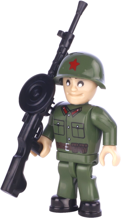 Cobi Small Army Ww2 - Sniper Clipart (425x768), Png Download