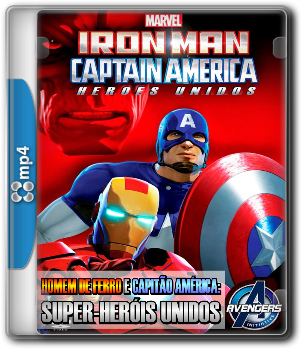 Homem De Ferro E Capitão América - Iron Man And Captain America Heroes United Movie Clipart (1006x1164), Png Download
