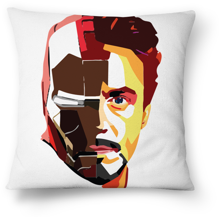 Almofada Homem De Ferro - Tony Stark Iron Man Art Clipart (800x800), Png Download