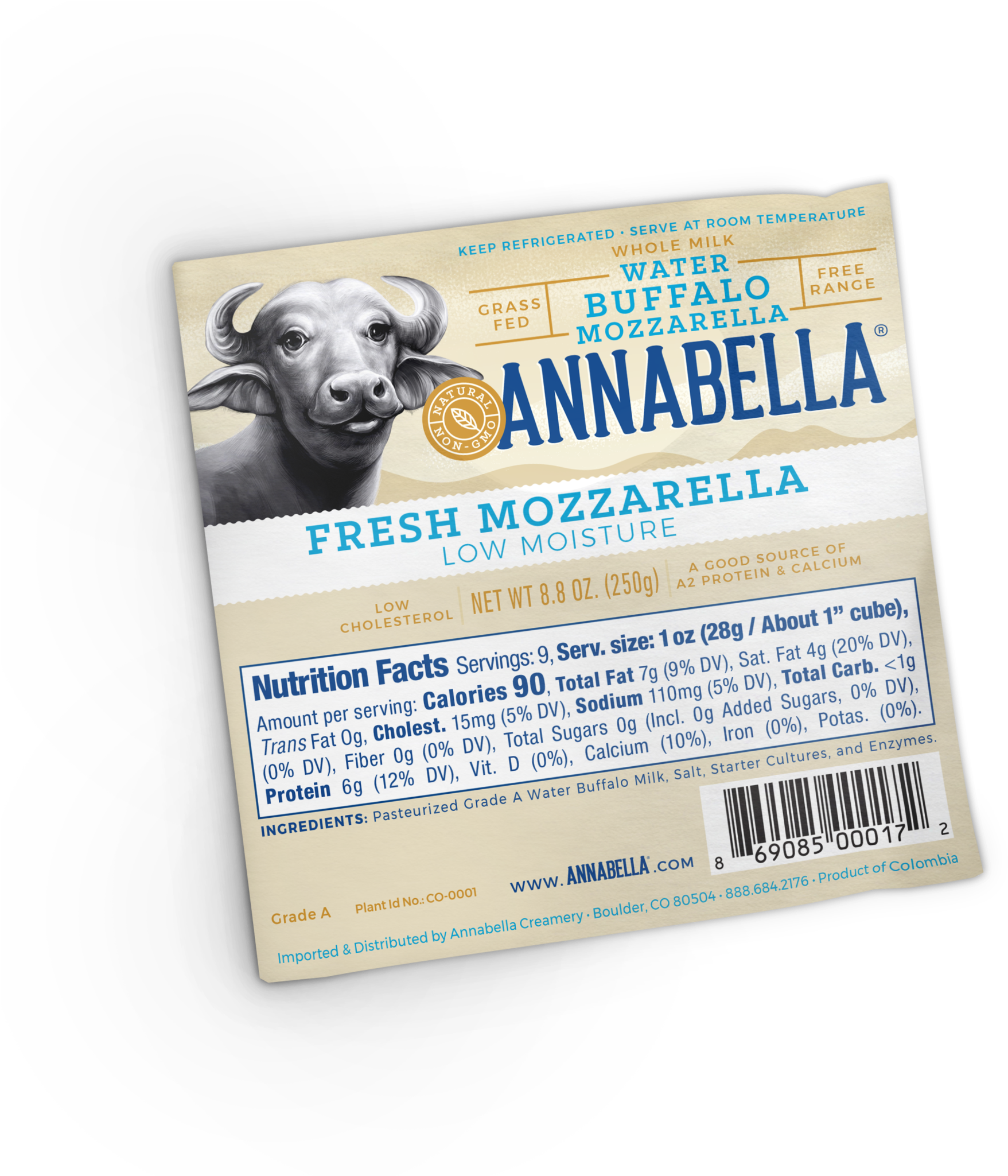 Water Buffalo Mozzarella Rich In High Quality A2 Protein - Bighorn Clipart (1757x2049), Png Download