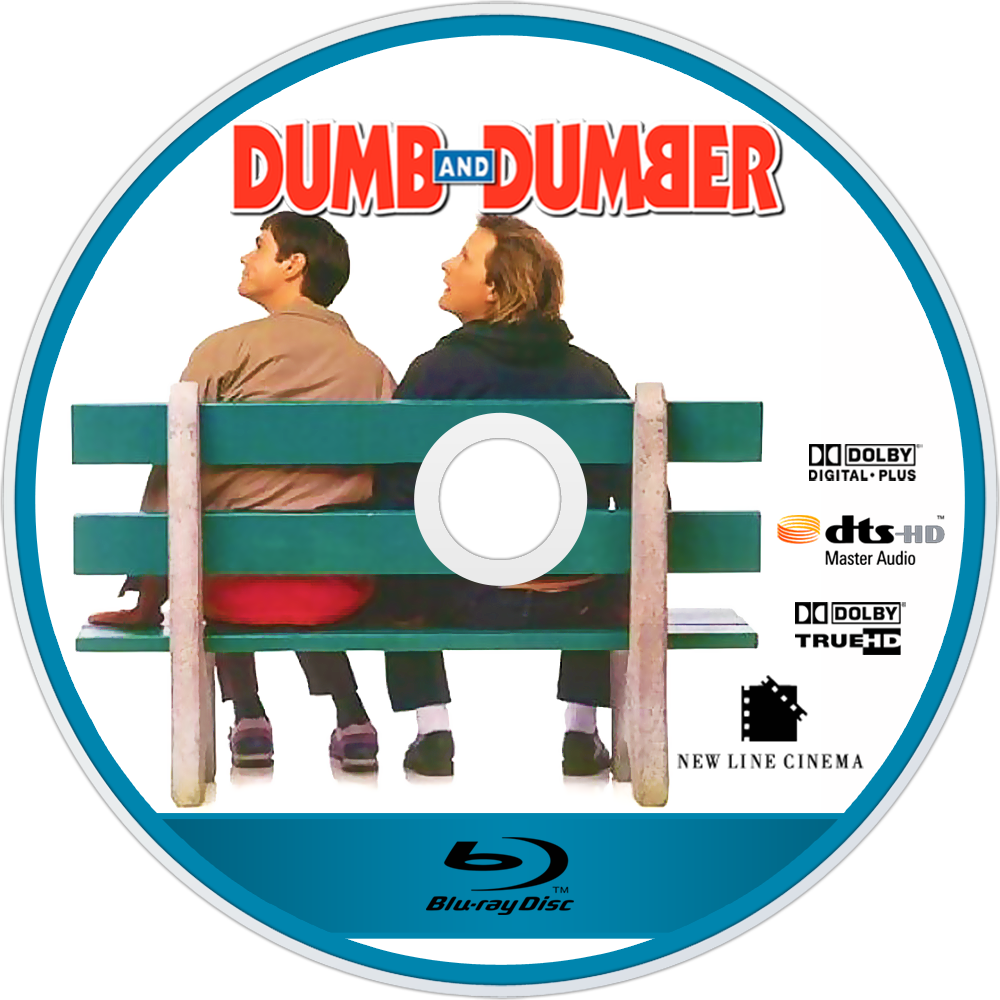 Dumb And Dumber Bluray Disc Image - Dumb And Dumber Png Clipart (1000x1000), Png Download
