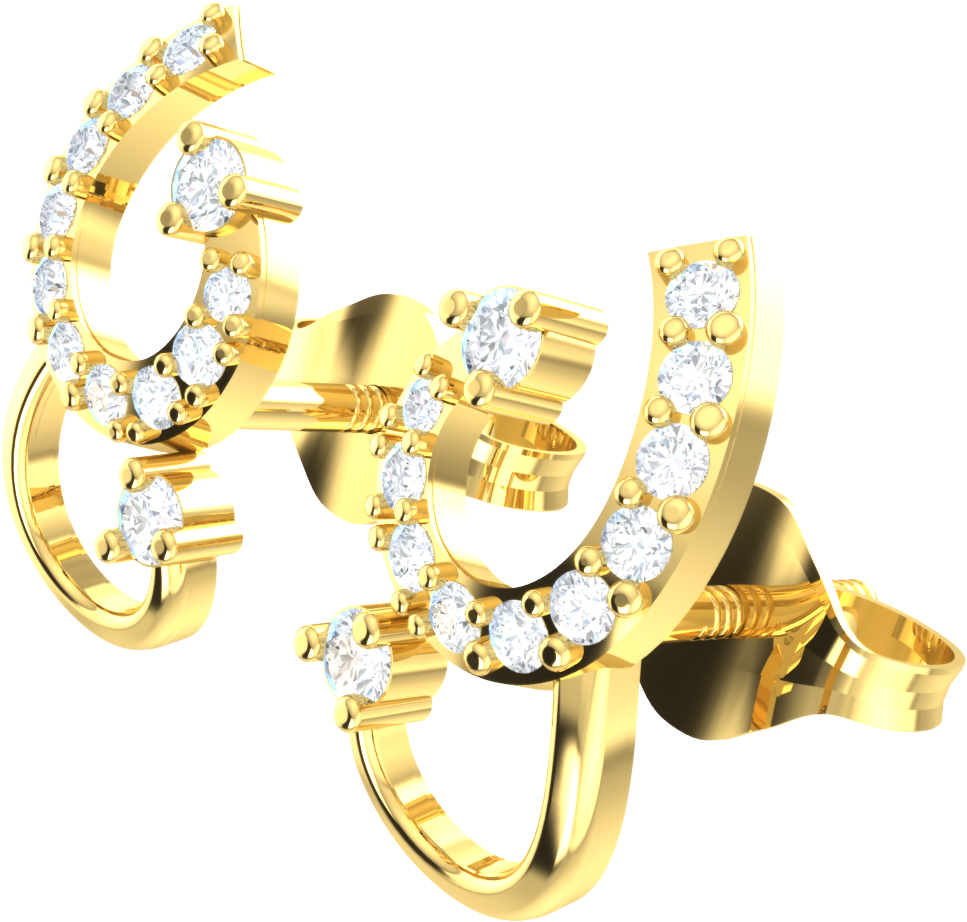 0 25ctw Round Cut Genuine Diamond 18k Gold - Body Jewelry Clipart (1200x1200), Png Download