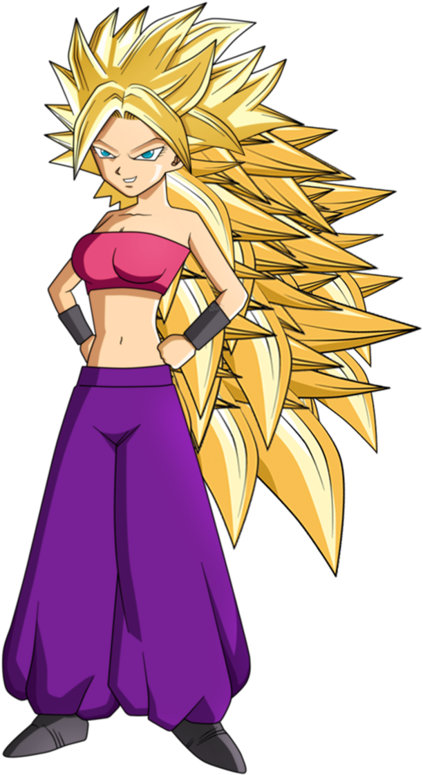 Dragon Ball Super Caulifla Ssj Blue , Png Download - Caulifla Ssj Dragon Ball Clipart (612x1122), Png Download