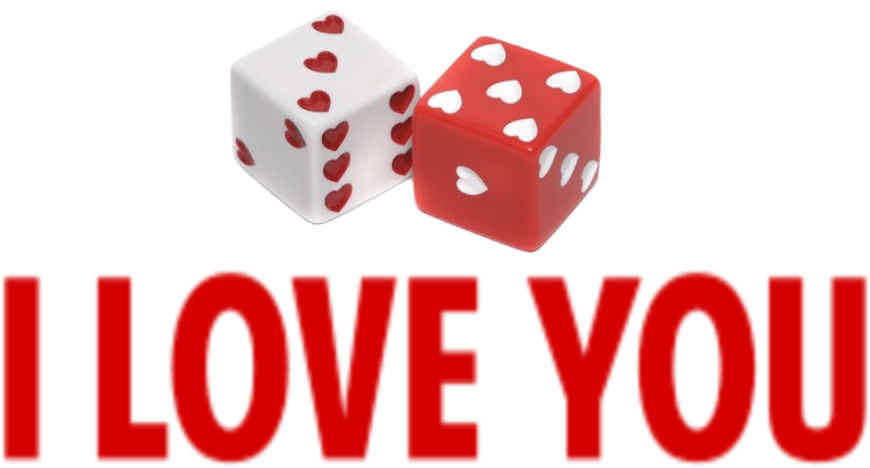 Brownes Milk Logo Png , Png Download - Heart Dice Clipart (870x468), Png Download