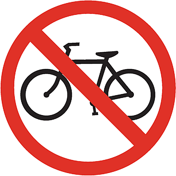 Clip Art Images - No Bike Clipart - Png Download (578x578), Png Download