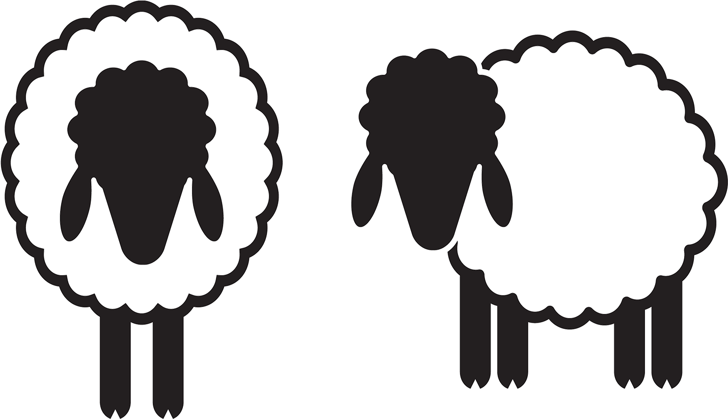 Estrategia Social - Modele Mouton Clipart (1600x1600), Png Download