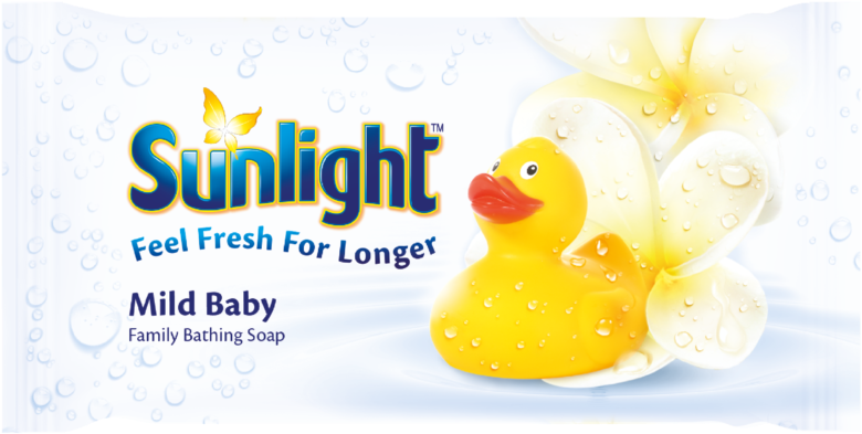 Sunlight Mild Baby Family Bathing Soap - Sunlight Baby Soap Clipart (1024x532), Png Download
