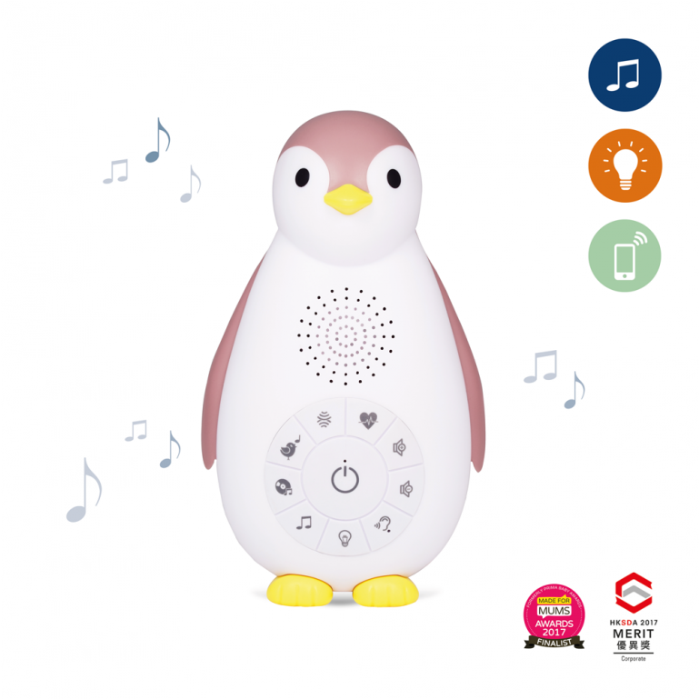 Zazu Μουσικός Πιγκουίνος Με Bluetooth Και Φως Νυκτός - Zazu Kids Pam The Penguin Sleep Trainer And Night Light Clipart (1024x768), Png Download