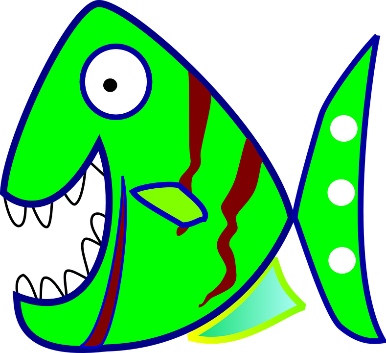 Funny Fish Transparent Clipart (789x720), Png Download