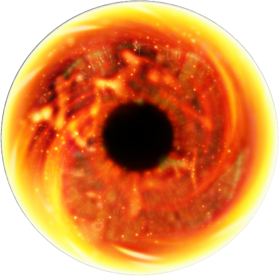 #eye #fire - Circle Clipart (600x602), Png Download