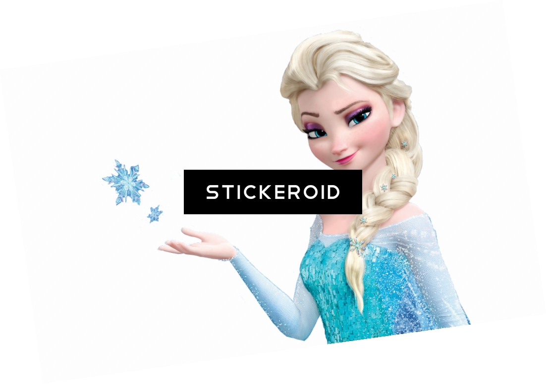 Princess Elsa Blue Shoes For Fancy Dress Up, Cosplay - Frozen Character On White Background Clipart (1102x776), Png Download