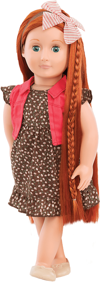 Buy A Doll With Trendy Clothes - Our Generation Dolls With Long Hair Clipart (1050x1050), Png Download