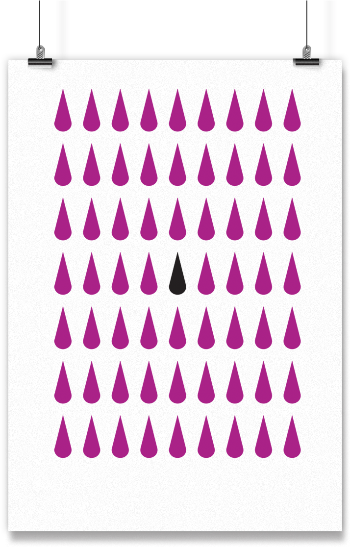 Purple Rain Is Less Purple Now - Triangle Clipart (900x1200), Png Download