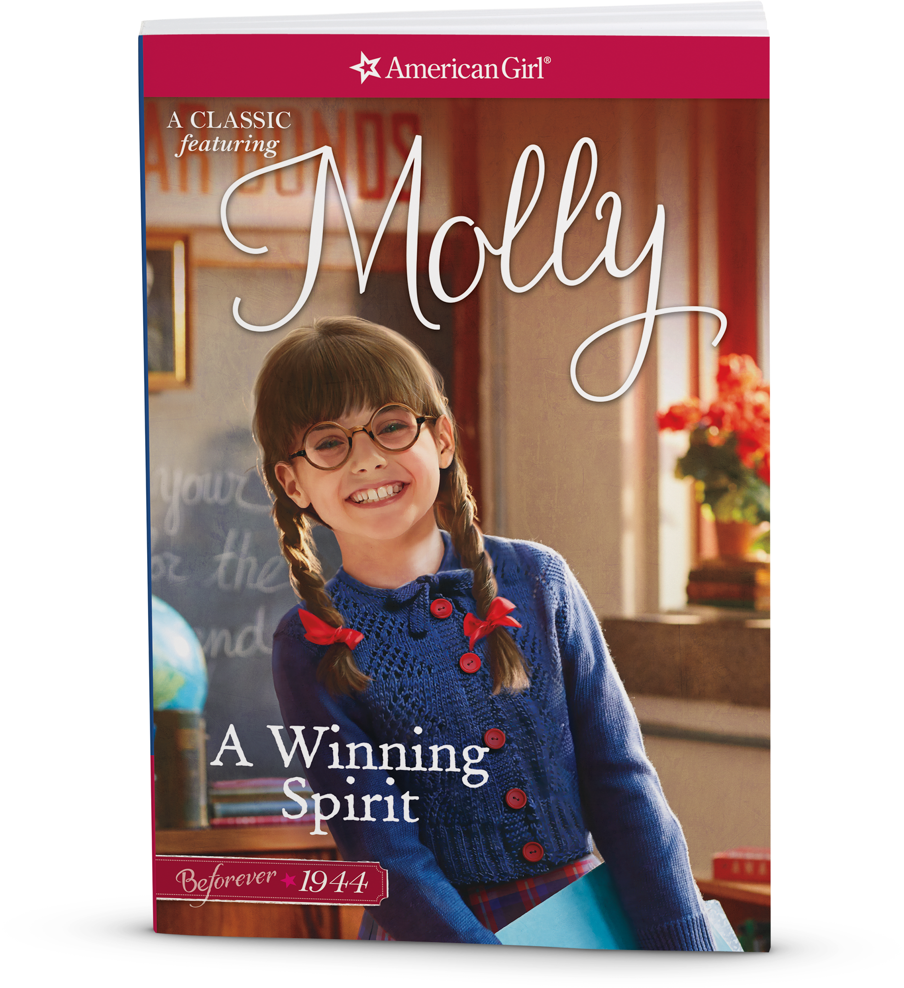 A Winning Spirit - Molly American Girl Doll Book Clipart (2000x2000), Png Download