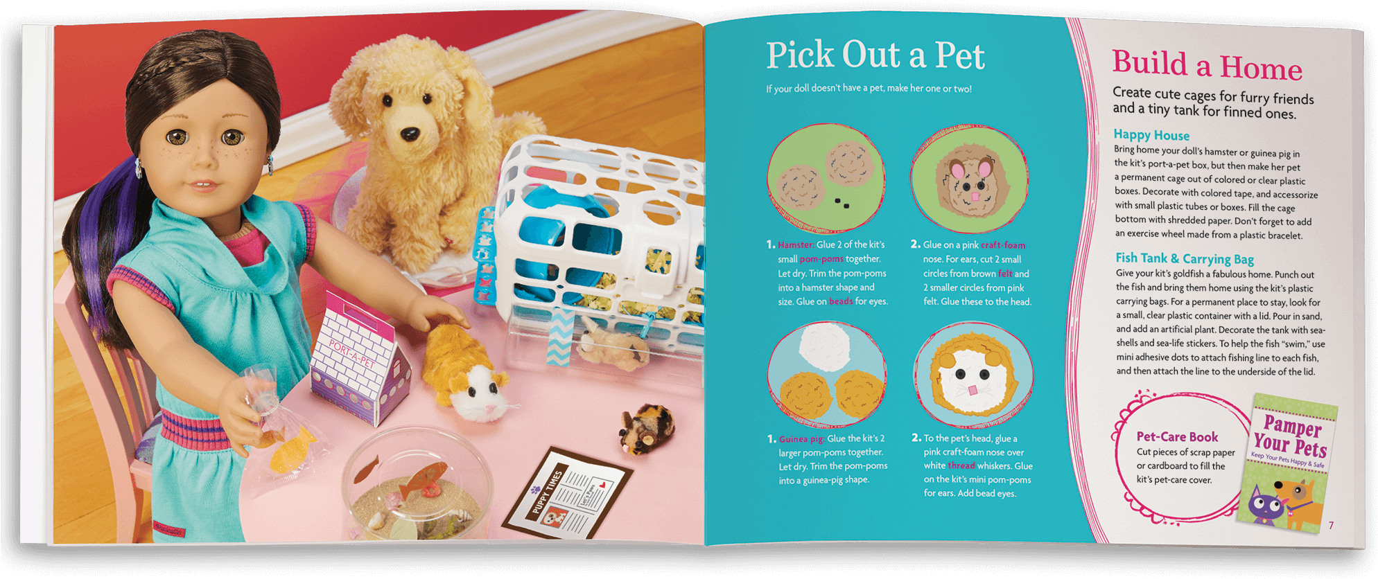 Clt65 Doll Pets Diy 2 Clt65 Doll Pets Diy 3 Clt65 Doll - American Girl Doll Pets Guinea Pig House Clipart (2000x2000), Png Download