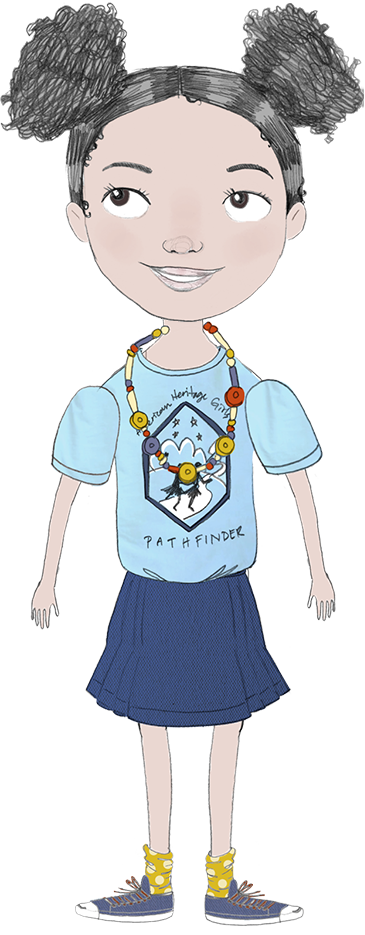 American Heritage Girls - American Heritage Girls Pathfinder Clipart (365x935), Png Download