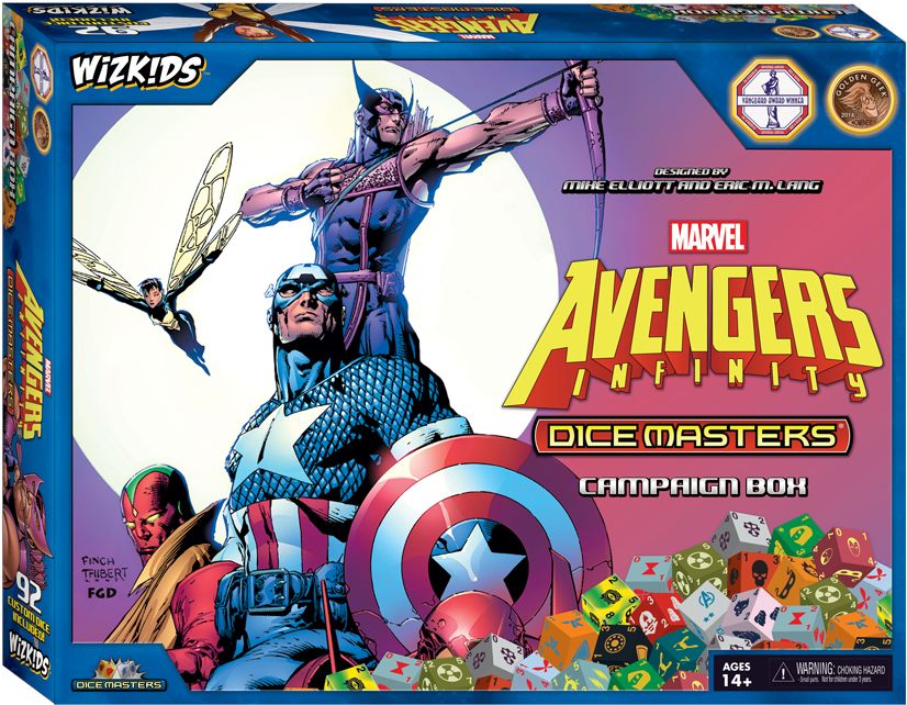Dice Masters At Origins - Marvel Dice Masters Avengers Infinity Campaign Box Clipart (900x731), Png Download