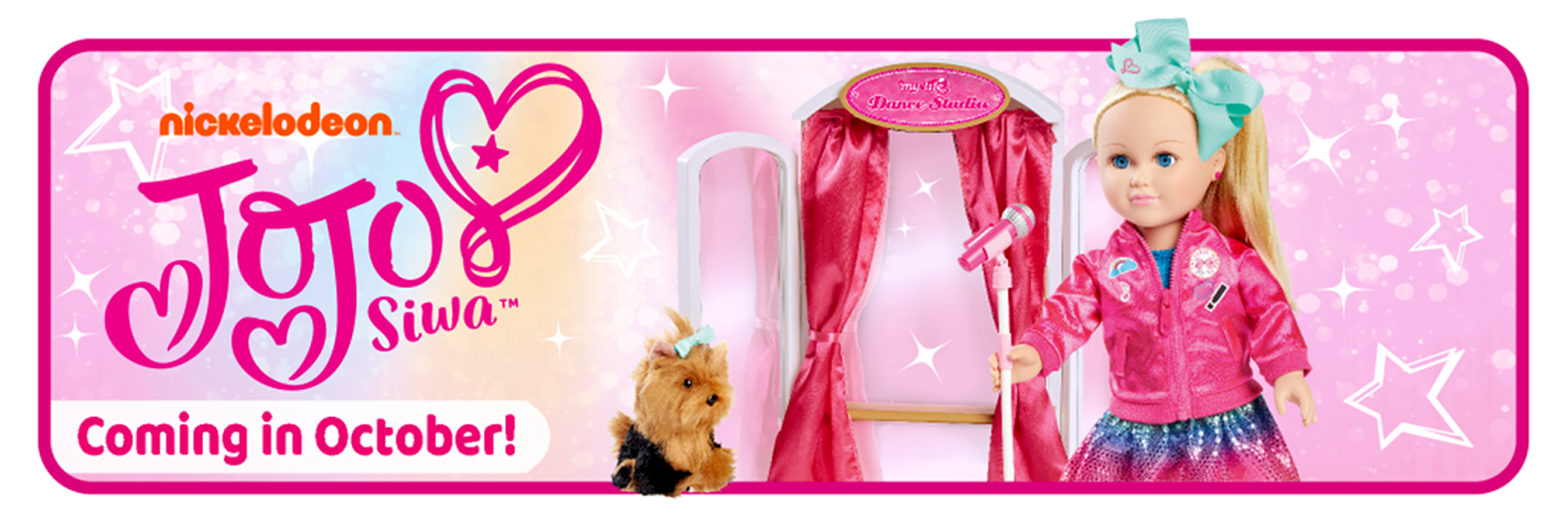 Jojo Siwa American Girl Doll Toys R Us - My Life As Jojo Siwa Clipart (1600x540), Png Download