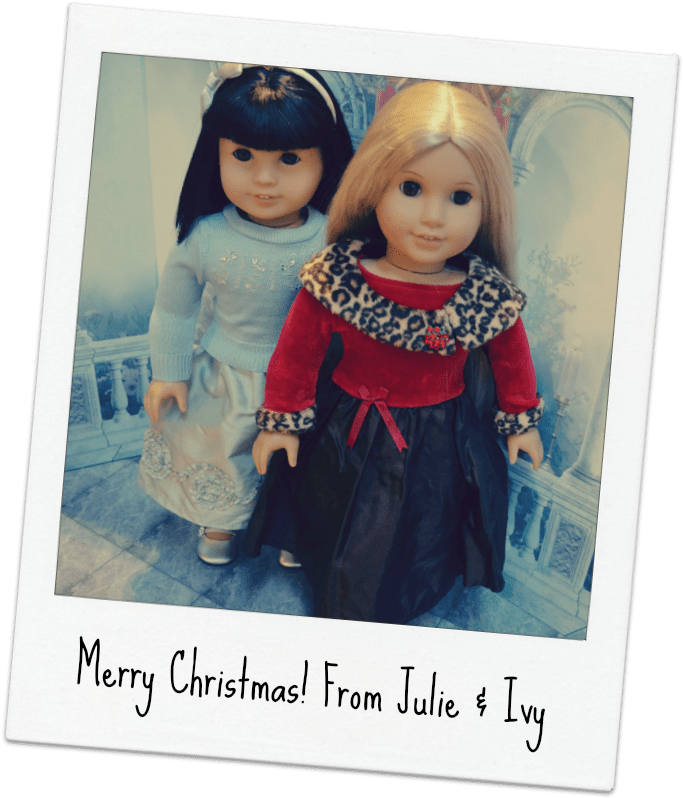 American Girl Julie And Ivy - Handmade Christmas Tree Decorations Clipart (692x808), Png Download