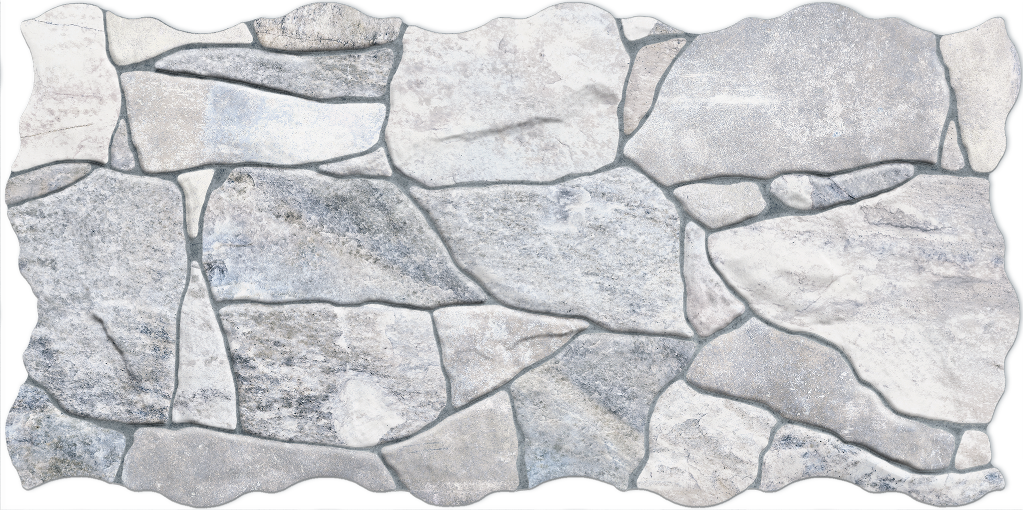 Piedra Gris - Ceramica Como Piedra Clipart (2048x1022), Png Download
