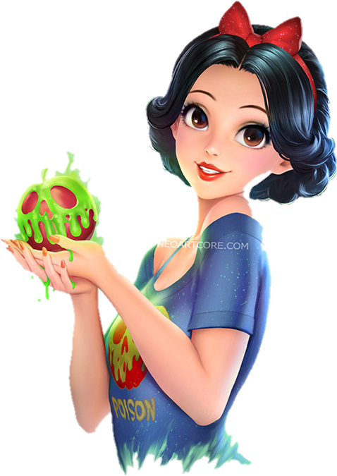 #blancanieves #princess #princesa #chica #mujer #girl - Snow White Wreck It Ralph Pajamas Clipart (545x800), Png Download