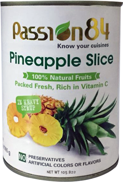 Passion84 Pineapple Slice - Yuzu Clipart (600x600), Png Download