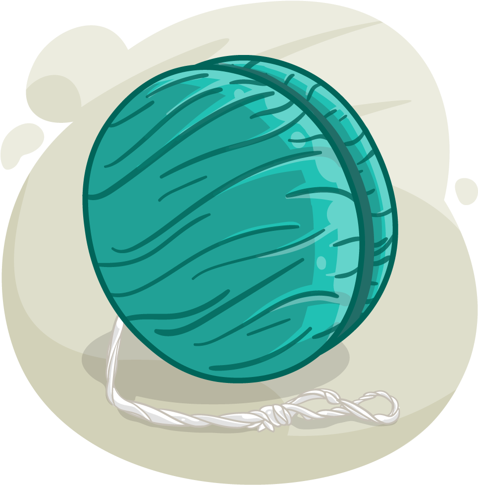 Aquamarine Yo-yo - Circle Clipart (1024x1024), Png Download