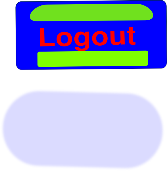 How To Set Use Logout Deisign Svg Vector - Oval Clipart (588x600), Png Download