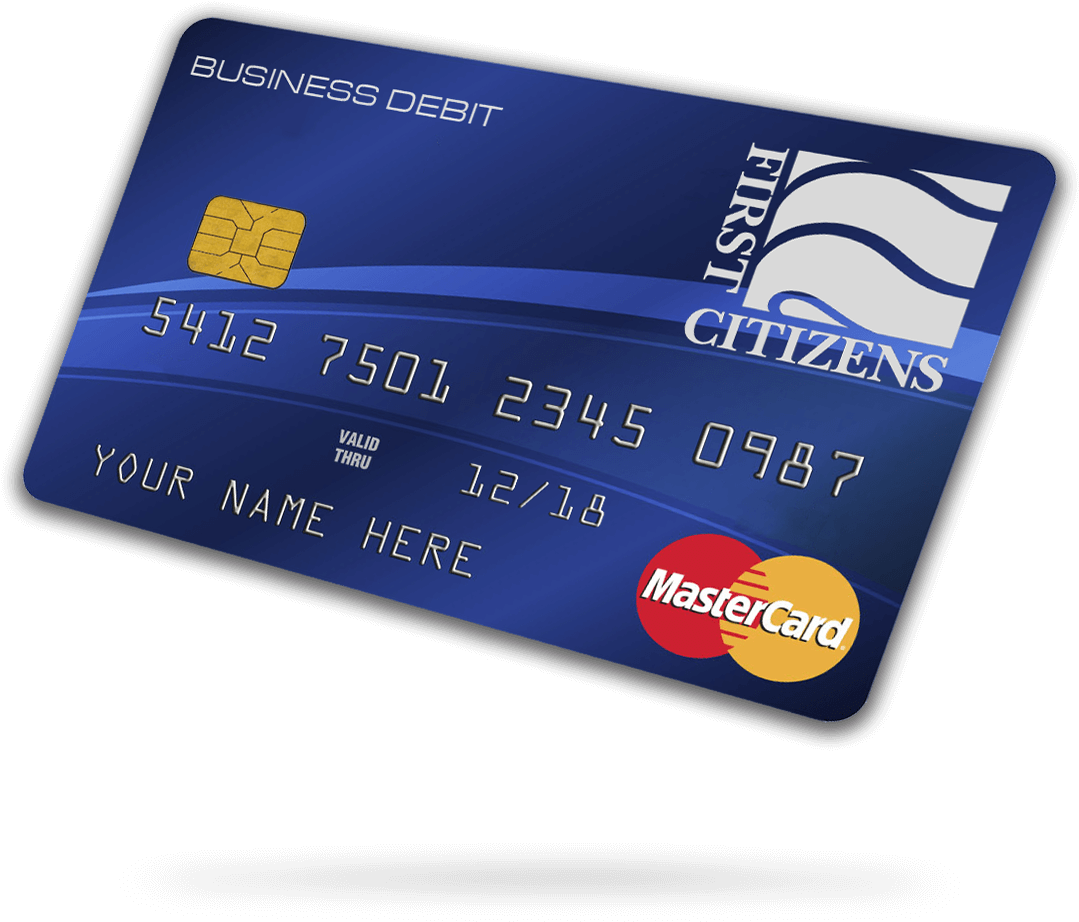 Picture Of My Business Debit Card - First Citizens National Bank Clipart (1141x976), Png Download