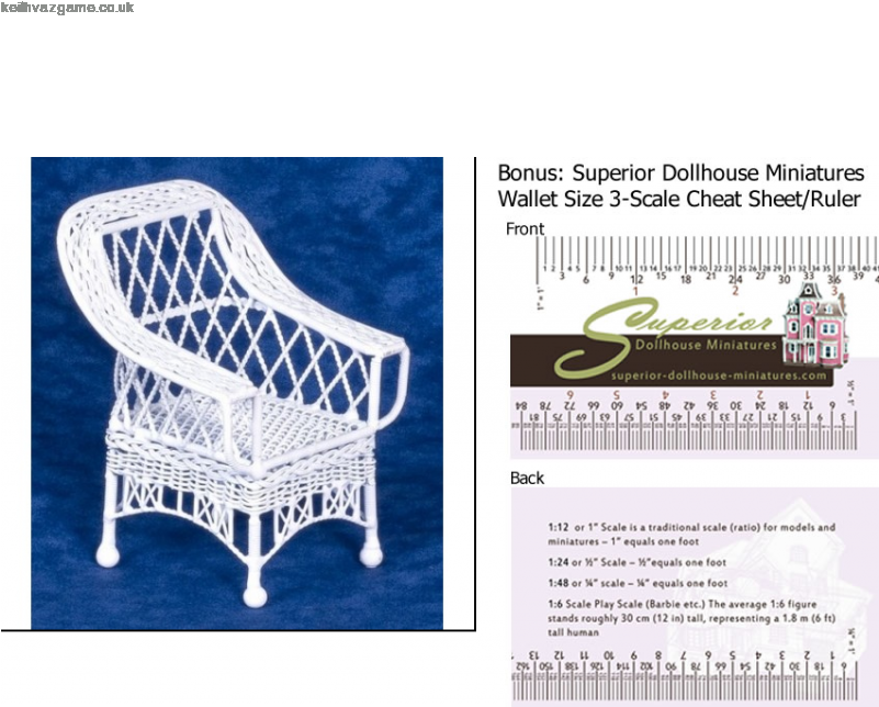 Sale Online Dollhouse Miniature Rattan Harbor Chair - Dollhouse Clipart (801x644), Png Download