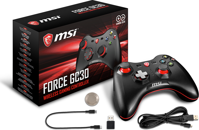 Force Gc Wireless Msi - Msi Force Gc30 Clipart (790x517), Png Download