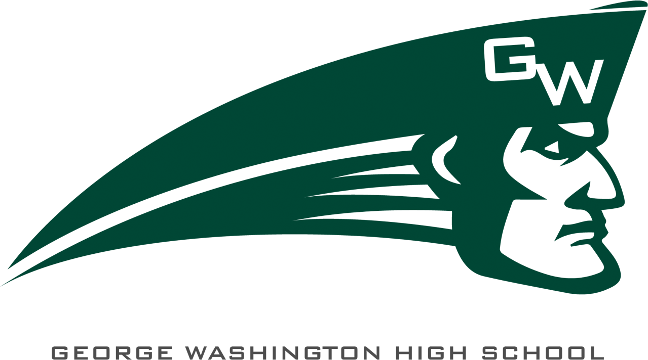 Gw Patriot Mascot Logo2 - George Washington High School Clipart (1280x765), Png Download