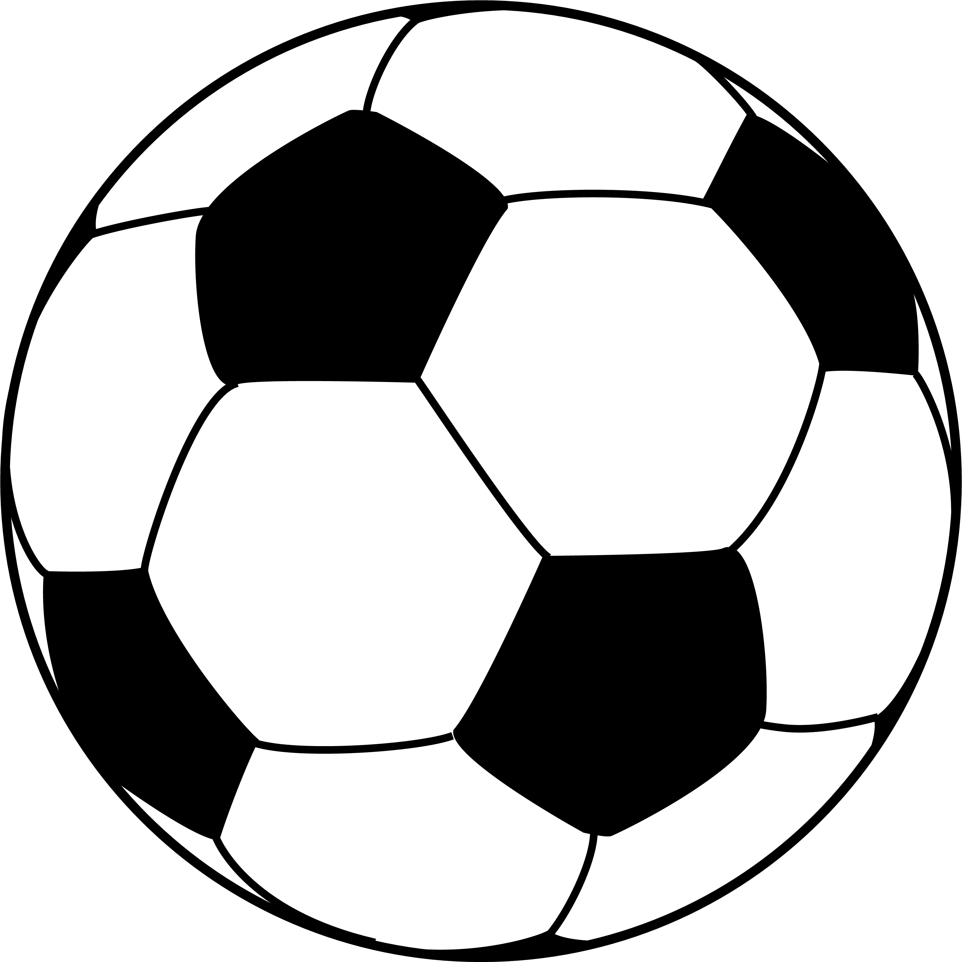 Soccer Ball Png Transparent Image - Soccer Ball Vector Png Clipart (3300x3283), Png Download