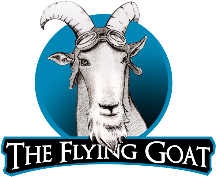 The Flying Goat - Flying Goat Clipart (750x610), Png Download