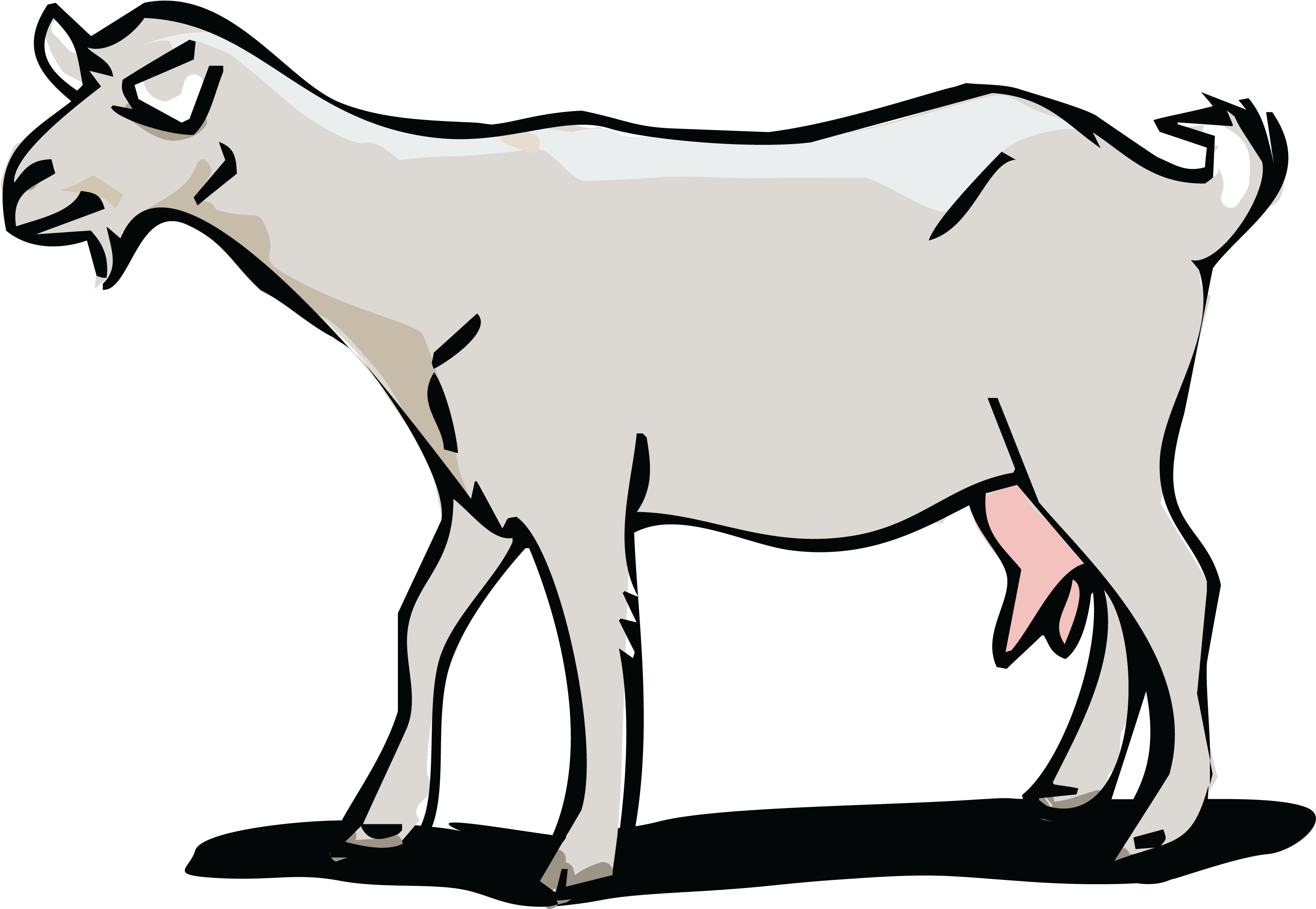 Clipart Goat Gaot - Clip Art - Png Download (4000x4000), Png Download