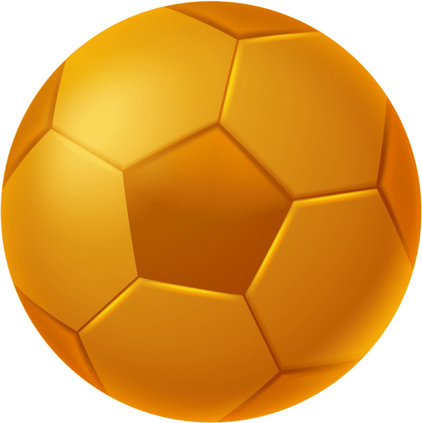 Free Png Download Gold Soccer Ball Transparent Png - Soccer Ball Clipart (850x849), Png Download