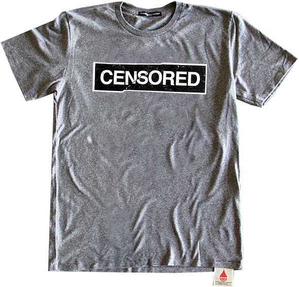 Censored Tee - Active Shirt Clipart (600x617), Png Download