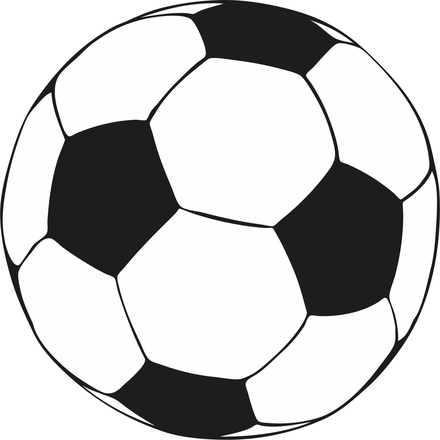 Coloring Pages Nike Soccer Ball Coloring Pages For - Colouring Picture Of Ball Clipart (1726x1726), Png Download