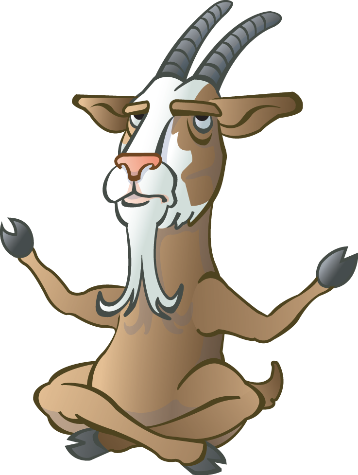 Cartoon Billy Goat Clipart (737x977), Png Download