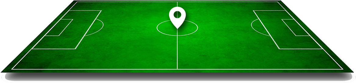 Soccer Field - Transparent Soccer Pitch Png Clipart (1200x302), Png Download