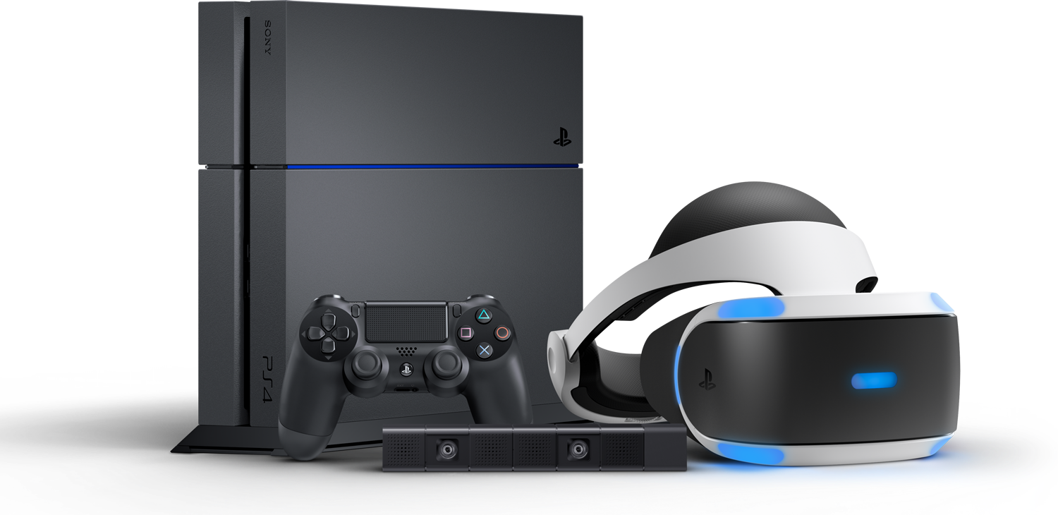 Vr Capabilities Ps4 - Playstation 4 And Vr Clipart (1500x730), Png Download
