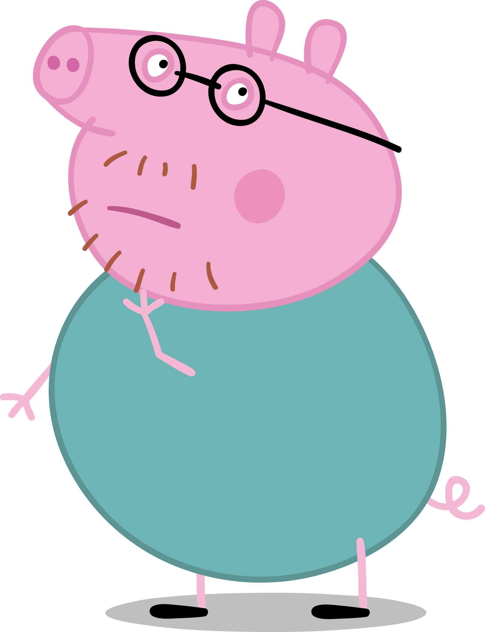 Peppa Pig Animated Gif Clipart (1599x2085), Png Download