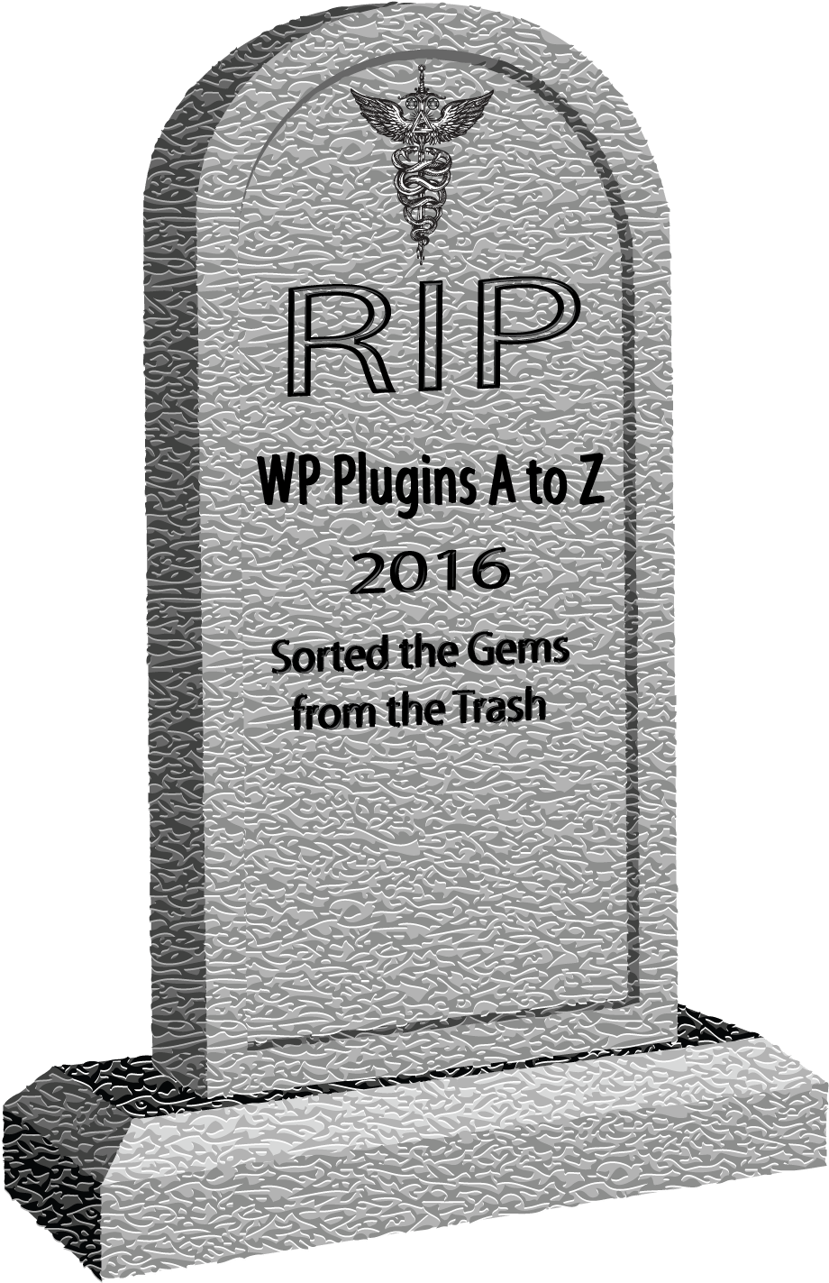 Rip Wp Plugins A To Z - Cemetery Clipart (1666x1666), Png Download
