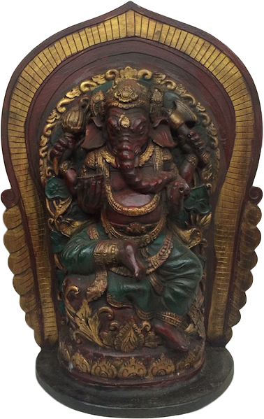 Fg Toon Ganesha - Carving Clipart (480x640), Png Download