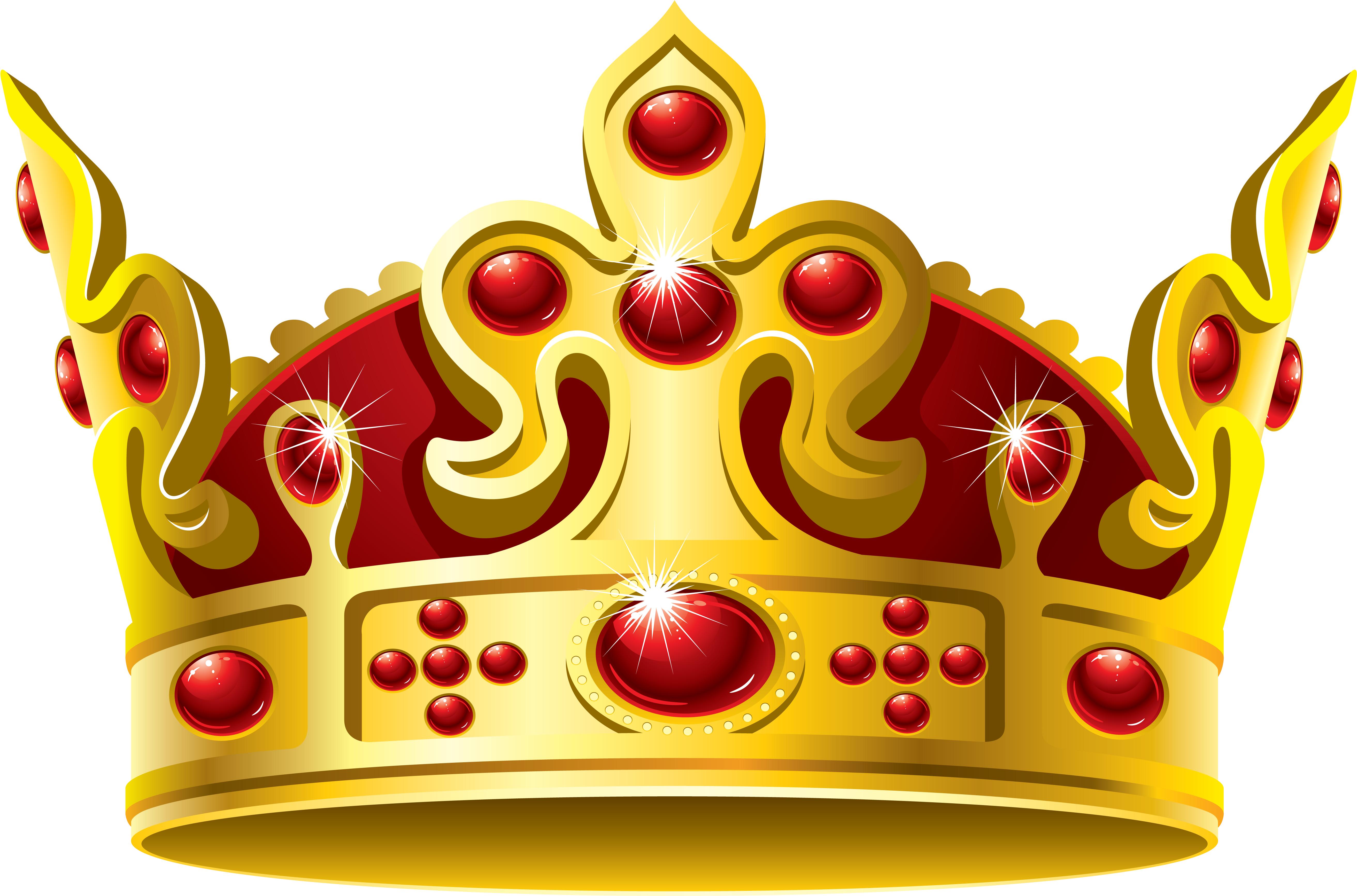 Gold Princess Crown Png - Crown Png Clipart (5267x3469), Png Download