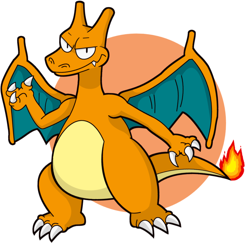 Pokemon Clipart Charizard - Charizard - Png Download (851x842), Png Download