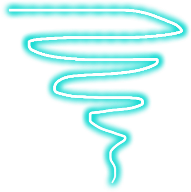 Tornade Tornado Edit Blue Turquoise Editing Sticker - Colorfulness Clipart (1024x1024), Png Download