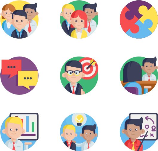 Teamwork - Flaticon Icons Clipart (600x564), Png Download