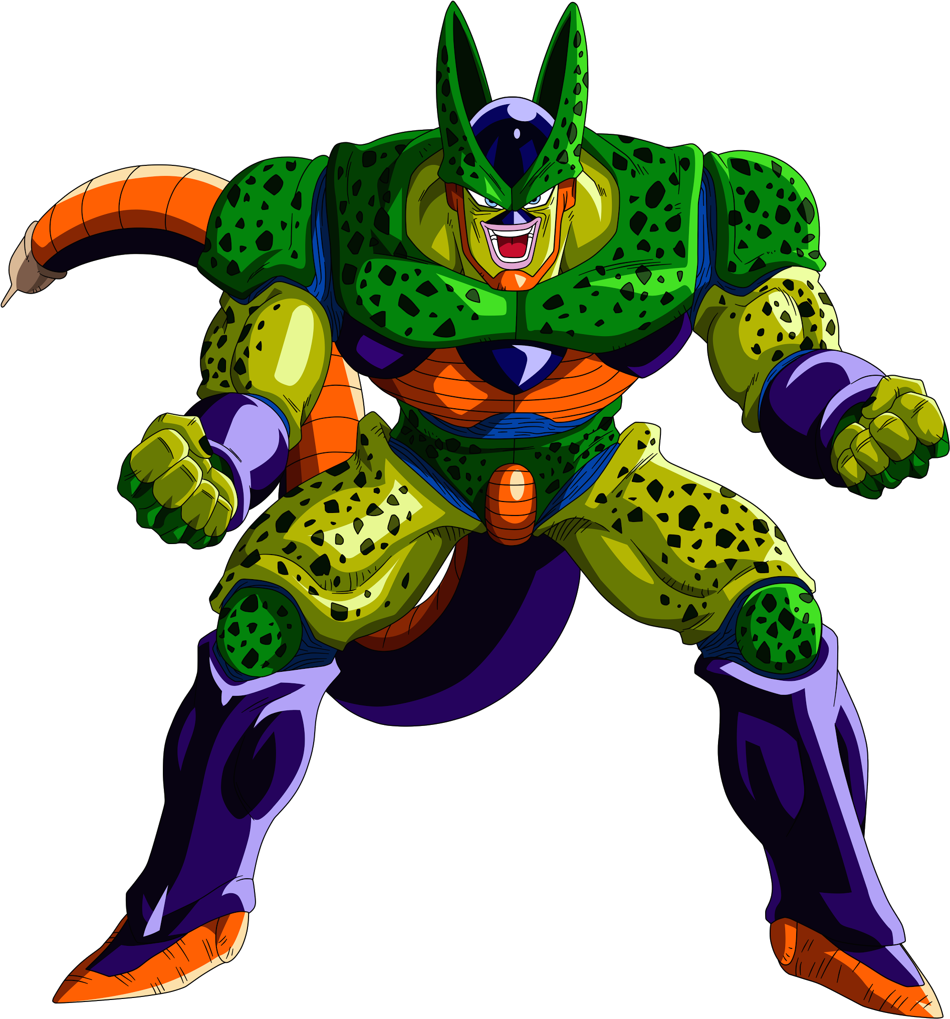 Que Las Originales Son 219 Y Pesan De 1, 2 A 3 Mb, - Dragon Ball Cell 2 Clipart (953x1080), Png Download